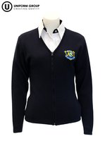 Cardigan - Navy NEW-kaiapoi-high-school-THE U SHOP - Rangiora