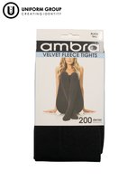 Tights - Black Fleece 200 Den-rangiora-high-school-THE U SHOP - Rangiora